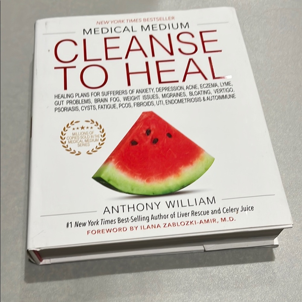Medical Medium Cleanse to Heal Book by - White Cover